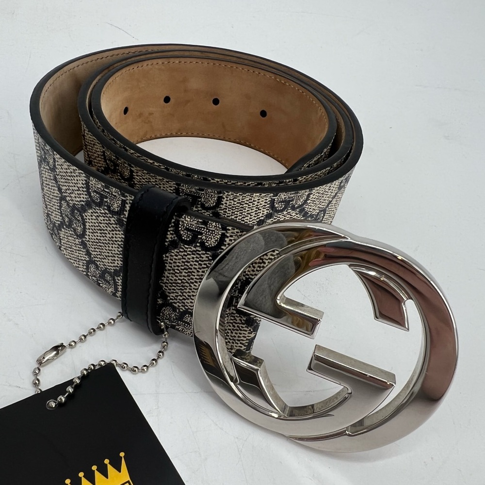 Gucci monogram GG buckle belt - Picture 12 of 13